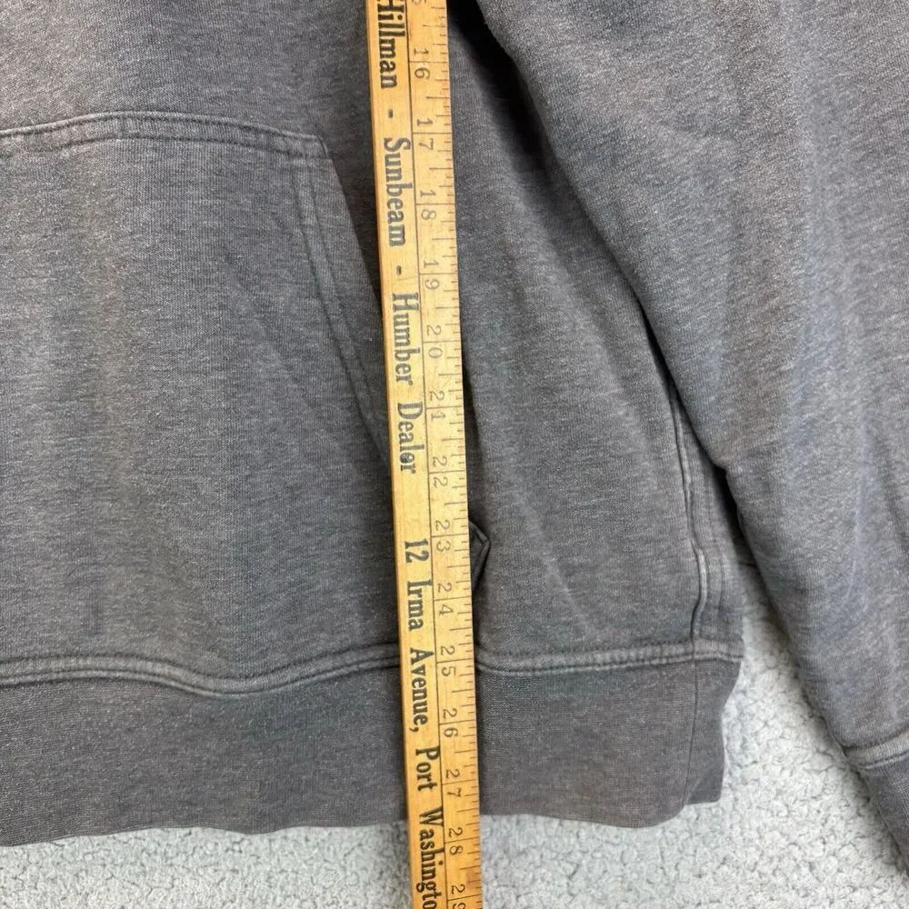 The North Face Mens Hoodie M Half Dome Gray Logo Hiking Outdoor Sweatshirt *READ